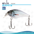 Angler Select Hard Bait Top de pesca de agua de cebo de manivela con Vmc ganchos agudos (CB1656)